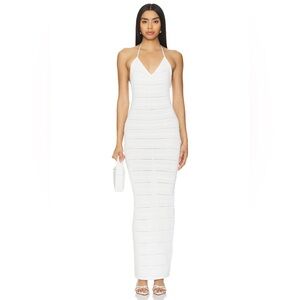 Superdown Sloan Maxi Dress in White